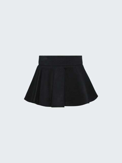 Circle Mini Skirt Black