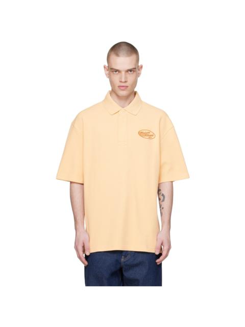 Maison Kitsuné Beige Textured Polo