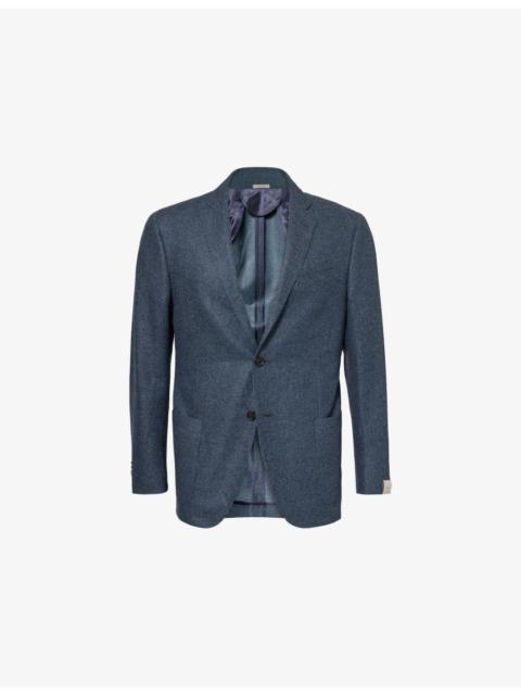 CORNELIANI Academy Notched-Collar Wool-Cashmere Blend Jacket