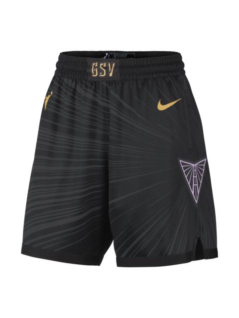 Nike (WMNS) Nike Golden State Valkyries Dri-FIT WNBA Victory Shorts 'Black Club Gold' IF4893-010