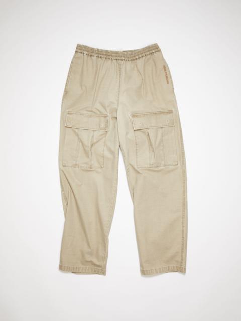 Cargo trousers - Cold beige