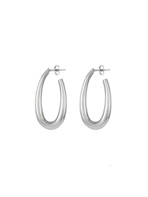 GABRIELA HEARST Large Drop Earrings in White Gold 18K