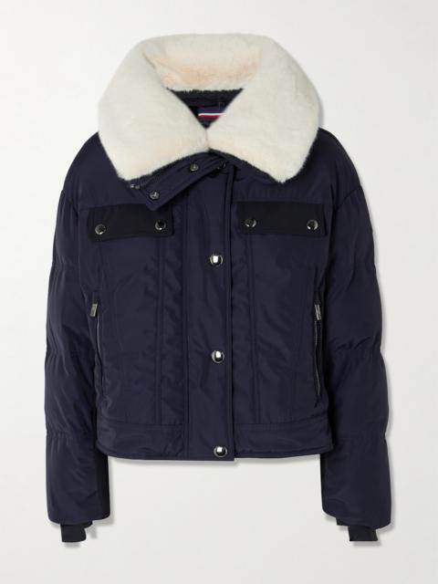 Fusalp Lakki Plush-trimmed Quilted Padded Canvas Jacket