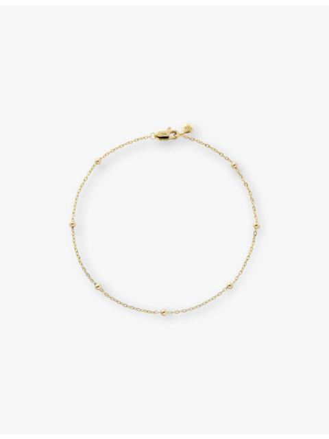 MONICA VINADER Beaded 14ct Solid-Gold Chain Bracelet
