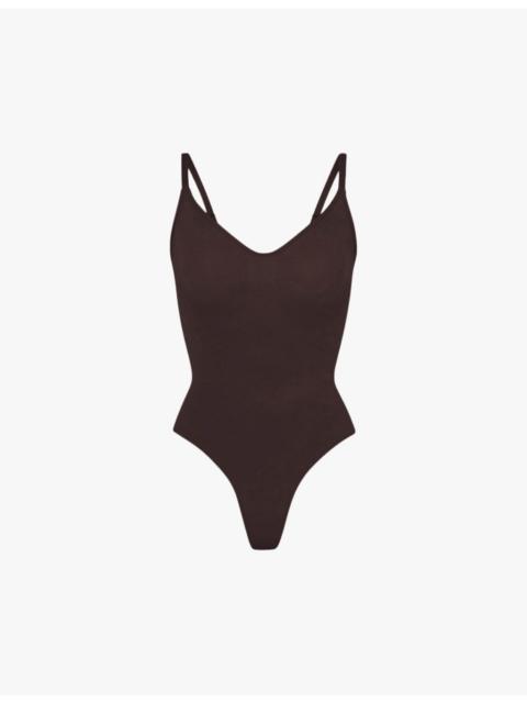 SKIMS Seamless Sculpt fitted stretch-woven body