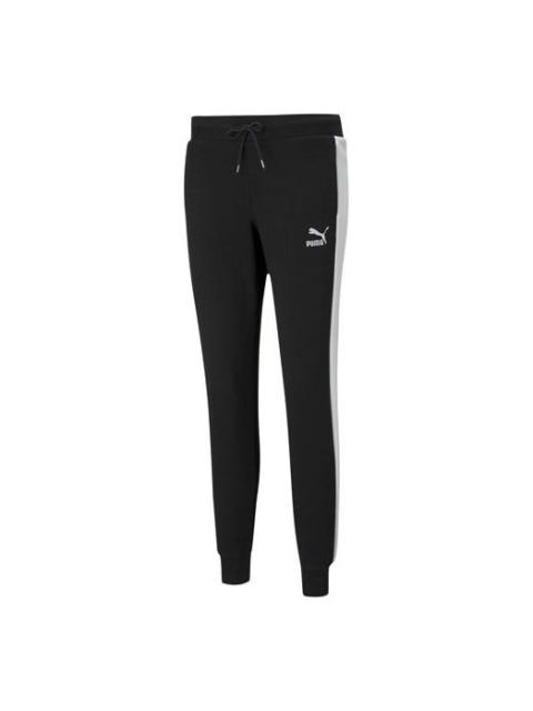 PUMA (WMNS) PUMA Iconic T7 Embroidery Logo Sweatpants Black 531415-01