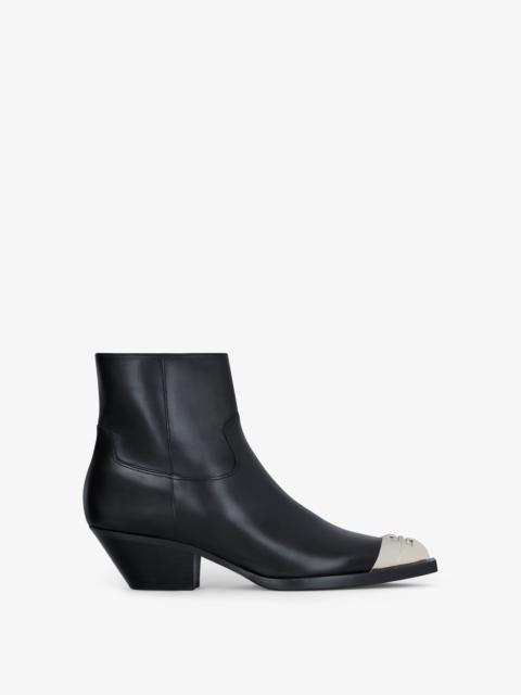 Givenchy WESTERN ANKLE BOOTS IN LEATHER