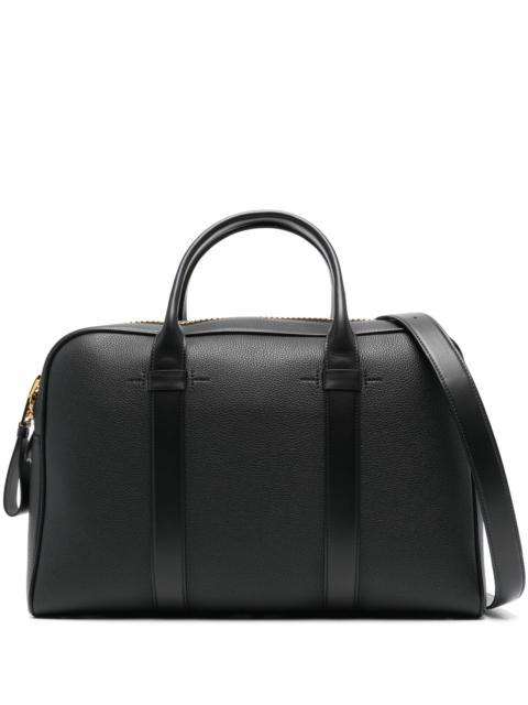 TOM FORD BlackGrained Leather Tote Bag