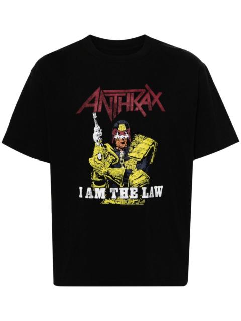 x Anthrax logo-print T-shirt