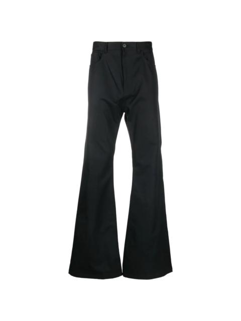 BALENCIAGA flared cotton trousers