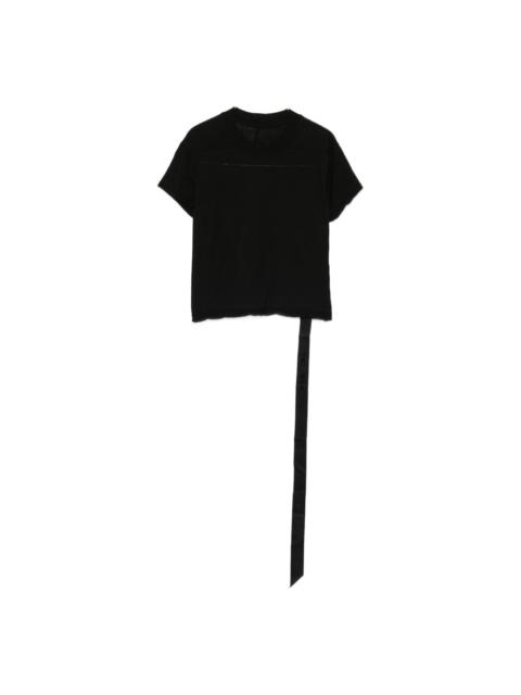 tie-detail organic cotton T-shirt
