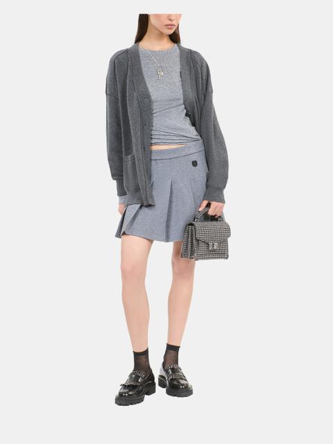 The Kooples GREY CASHMERE CARDIGAN