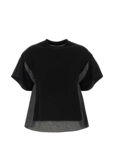 sacai cotton T-shirt