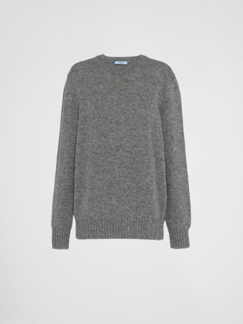 Wool and cashmere crew-neck sweater