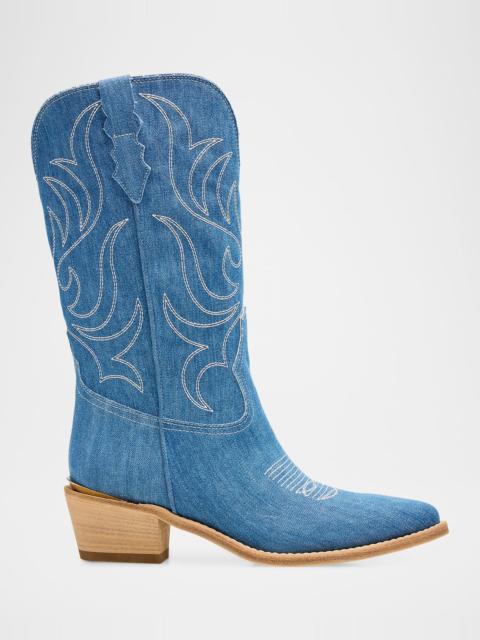 PARTLOW Rowan Mid-Calf Cowboy Boots