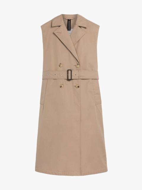 Mackintosh APLINA SAND SLEEVELESS TRENCH COAT | LMT-015