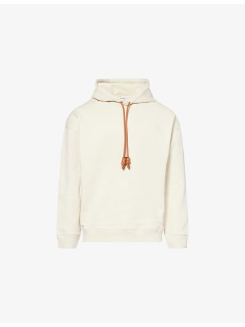 Loewe Relaxed-Fit Embroidered-Logo Cotton Hoodie