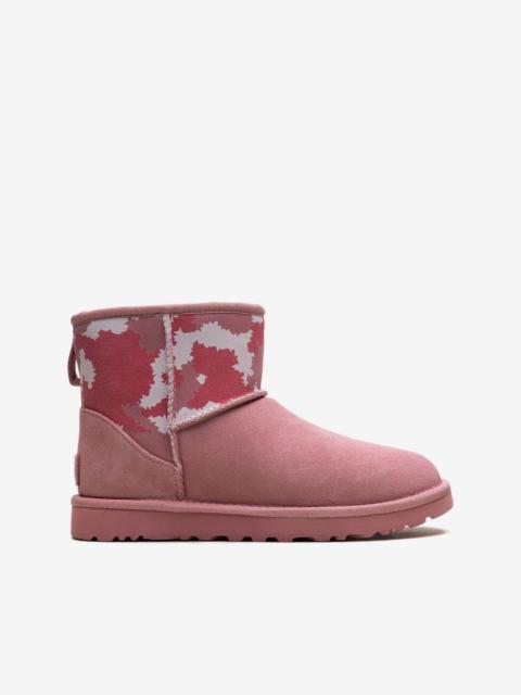 UGG Classic Mini "Pink/Jagged Camo" ankle boots