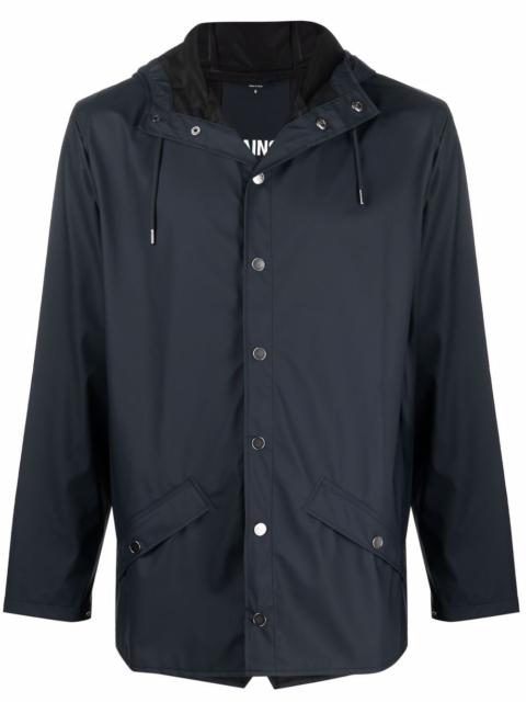RAINS drawstring-hood bomber jacket