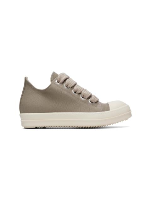 Rick Owens DRKSHDW Taupe Tower Jumbolace Low Sneaks Sneakers
