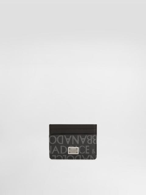 Dolce & Gabbana Coated jacquard card holder
