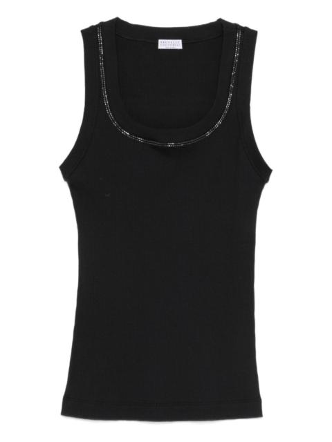 embellished tank top