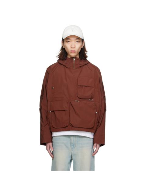 Wooyoungmi Red Multi-Pocket Jacket
