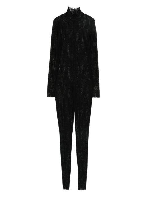 NORMA KAMALI Tuta high-neck catsuit