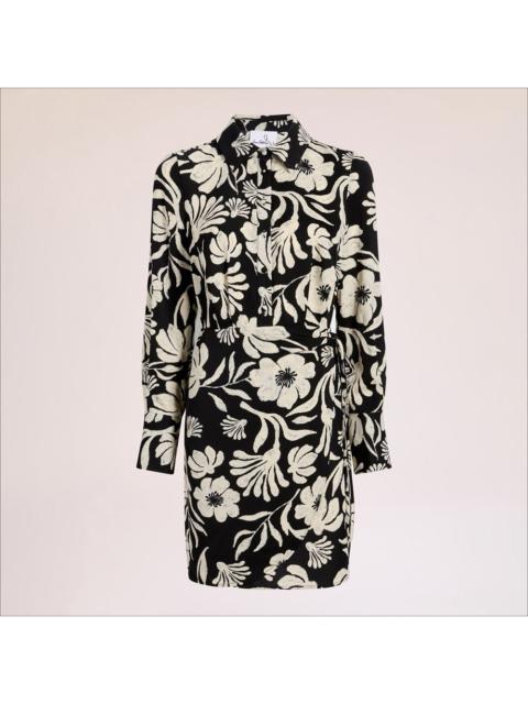 Sam Edelman Floral Shirt Mini Dress