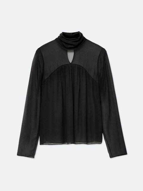 ALLSAINTS NADIA SHEER SILK TOP