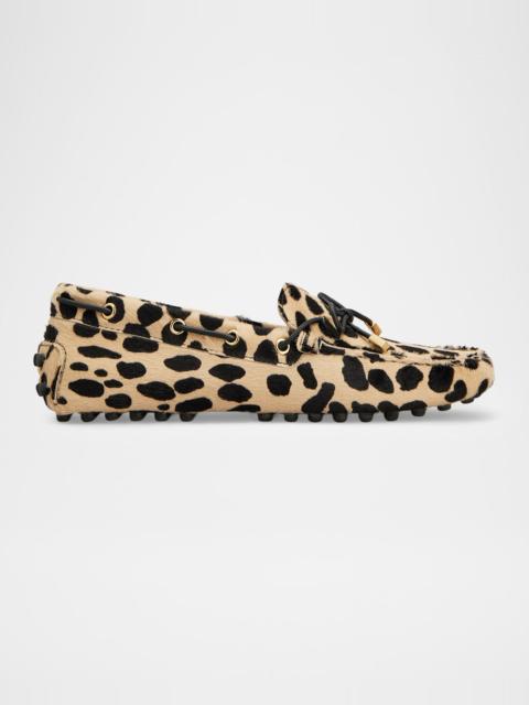 Tod's Men's Gommino Loafers in Pony Effect Leather