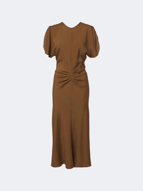 Victoria Beckham Bela ruched midi dress