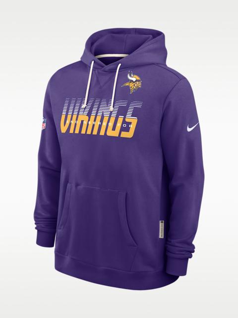 Nike Minnesota Vikings Sideline Standard Issue Men's Nike Dri-FIT NFL Pullover Hoodie