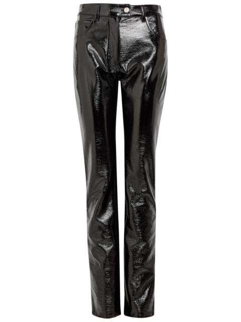 courrèges Courrèges Reedition Crinkled Vinyl Trousers