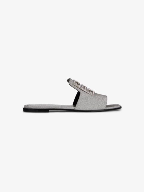 Givenchy 4G sandals in sequined leather