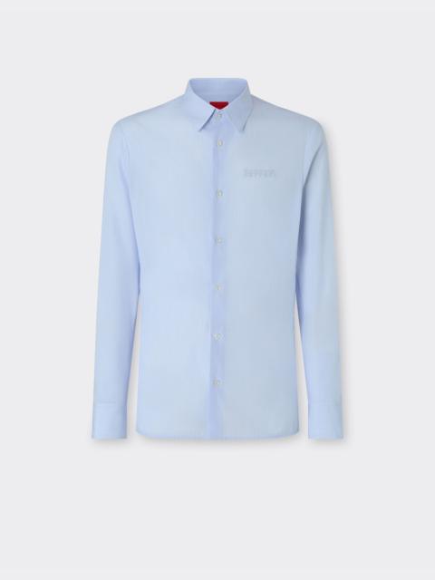Ferrari Cotton shirt with micro-stripe