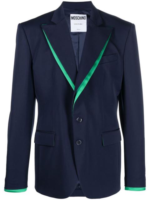 Moschino single-breasted tailored blazer