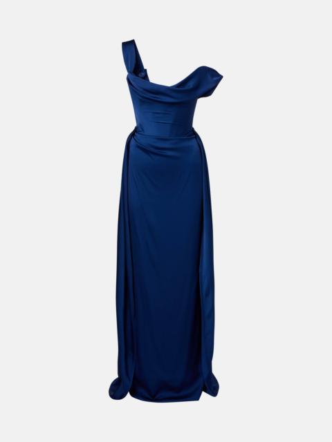 Vivienne Westwood Nova Grace draped asymmetric gown