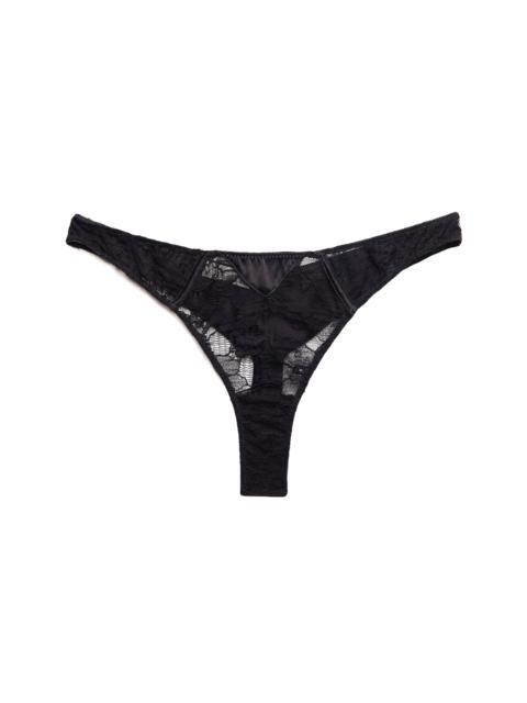 Fleur du Mal Magnolia Lace Thong