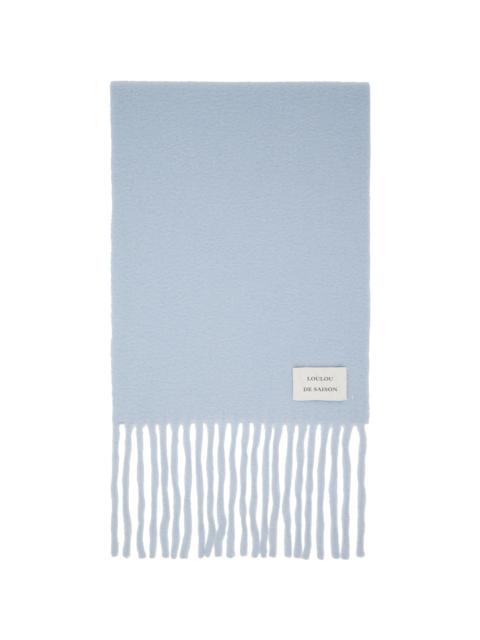 Loulou de Saison Blue SANTO LDS Alpaca Scarf