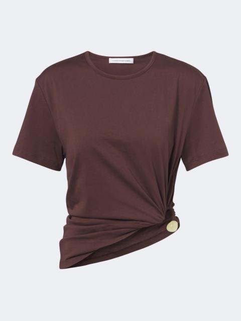CHRISTOPHER ESBER Bree Quartz cotton jersey T-shirt