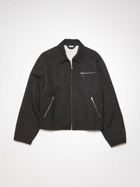Acne Studios Zippered jacket - Black/white