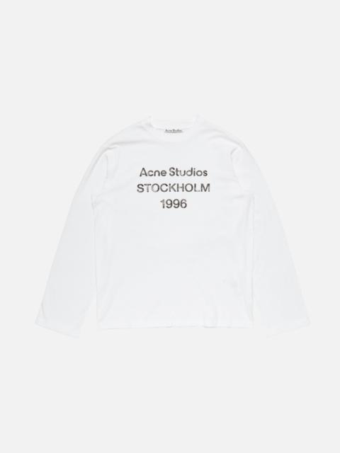 Acne Studios Sprayed 1996 logo t-shirt - Off white