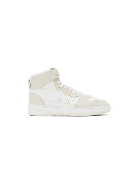 Axel Arigato Off-White & Beige Dice Hi Sneakers