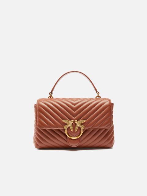 PINKO CLASSIC LADY LOVE BAG PUFF CHEVRON