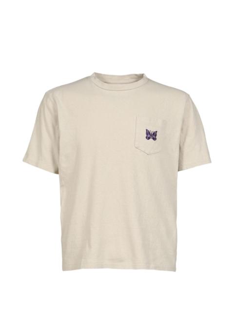 NEEDLES butterfly-embroidered T-shirt