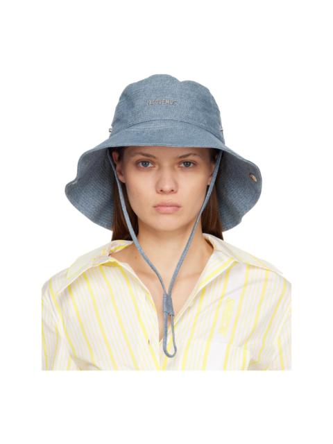 JACQUEMUS Blue 'The de-Nîmes' Denim Bucket Hat