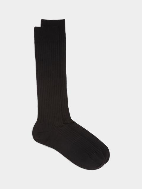 TODD SNYDER Merino Dress Sock in Black