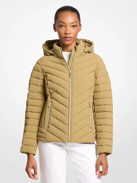 MICHAEL KORS Chevron Quilted Jacket