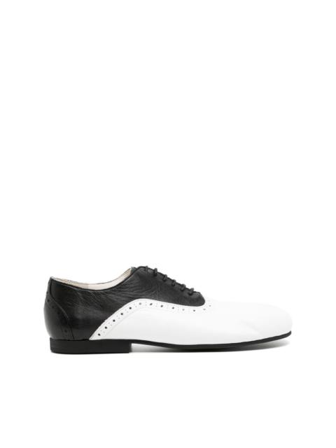 Comme des Garçons Homme Plus two-tone leather derby shoes